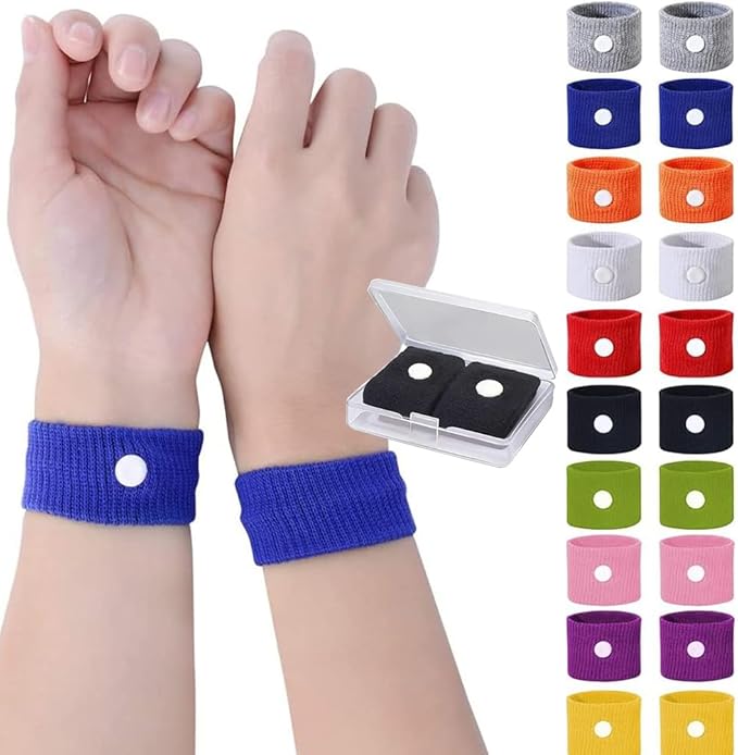 6. TOULIFLY Travel Motion Sickness Wristbands