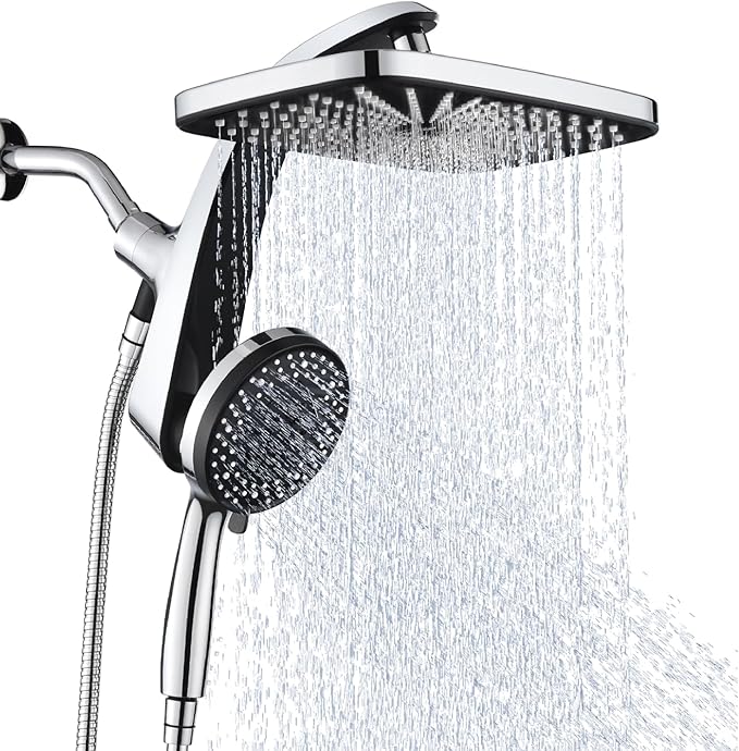 5. KAIYING Dual Rainfall Shower Head Combo