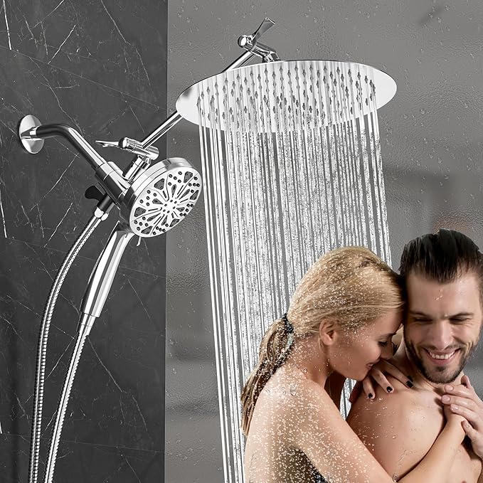 7. YASFEL Rain Shower Head Combo